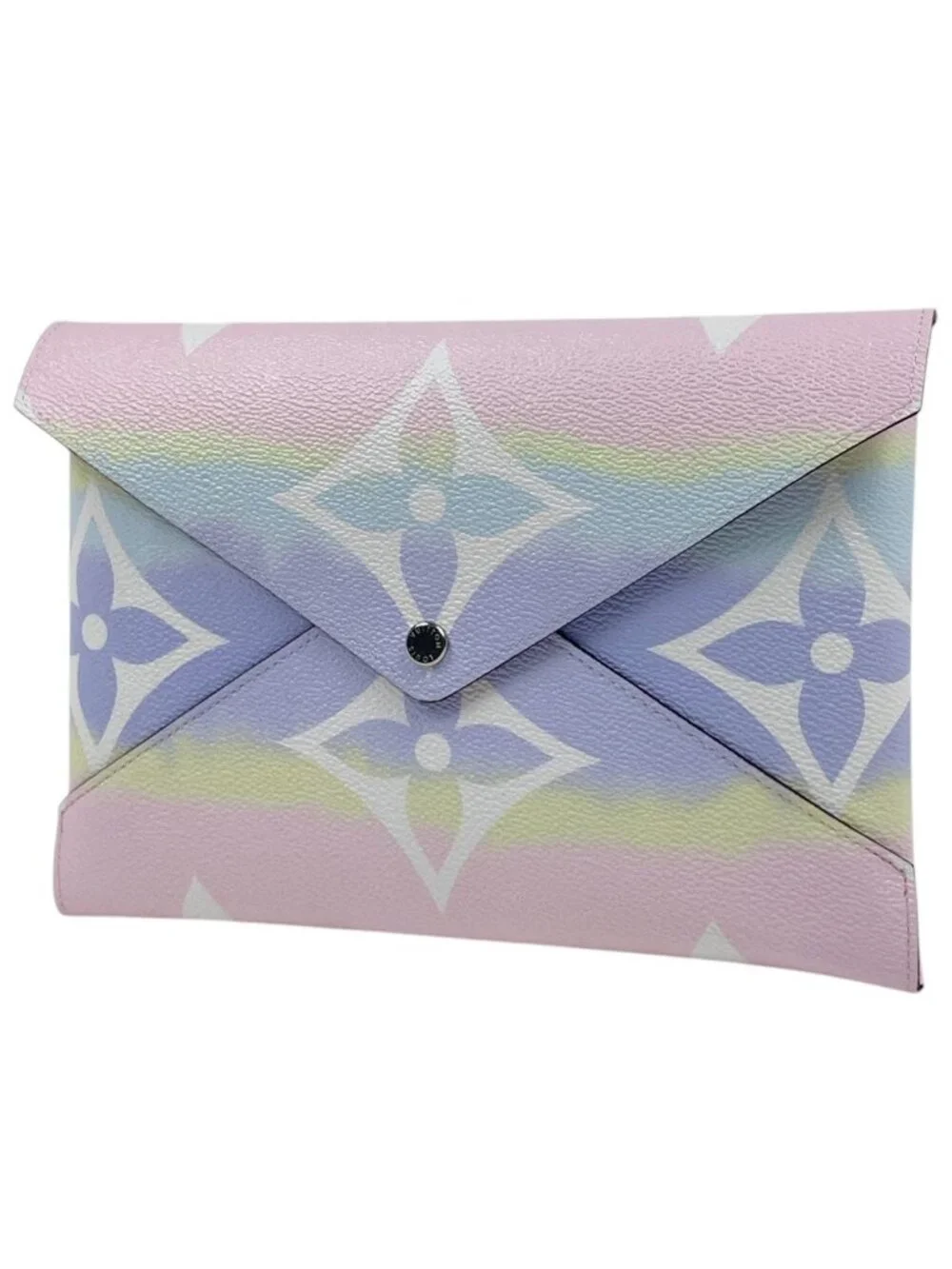 Louis Vuitton Pochette Kirigami Pouch LV Escale Monogram Giant Pink Purple